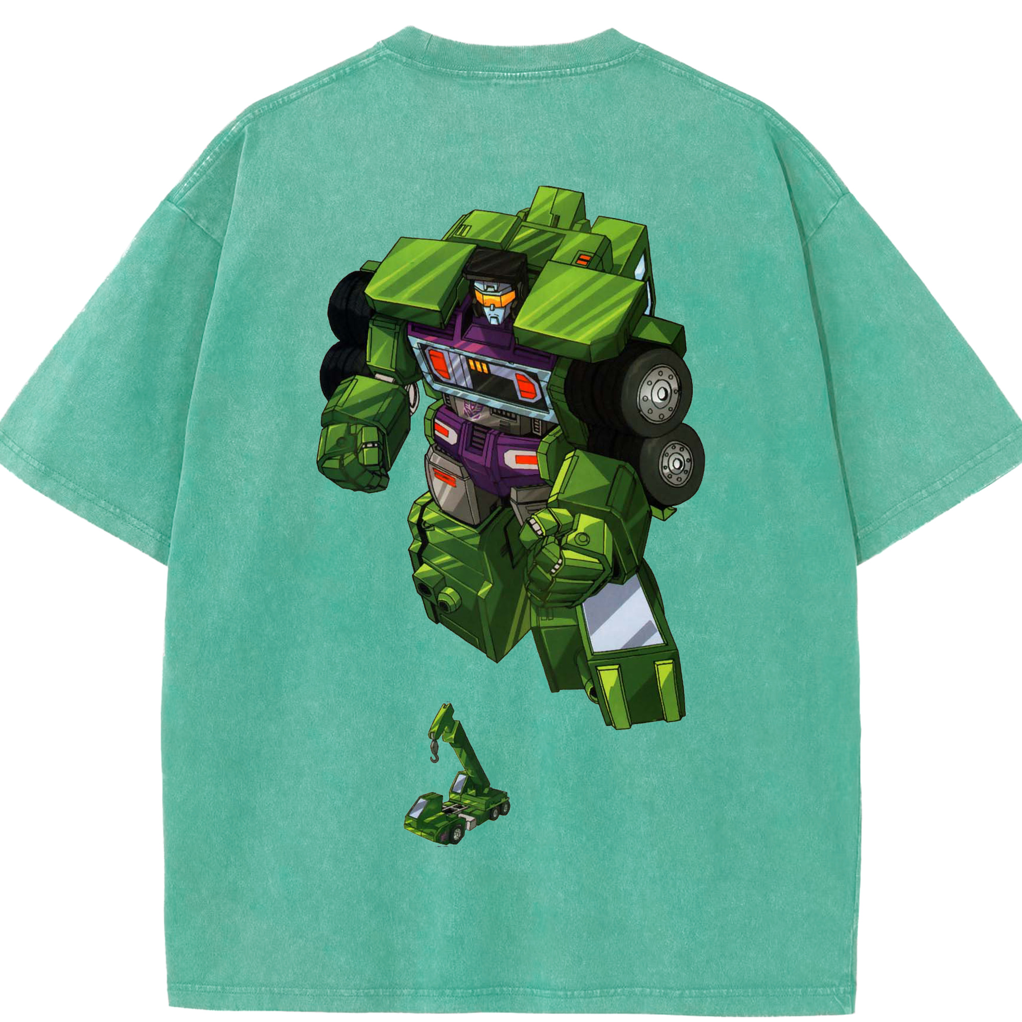 （画像用）  綿100% ヴィンテージ風 半袖Tシャツ（背面プリント）